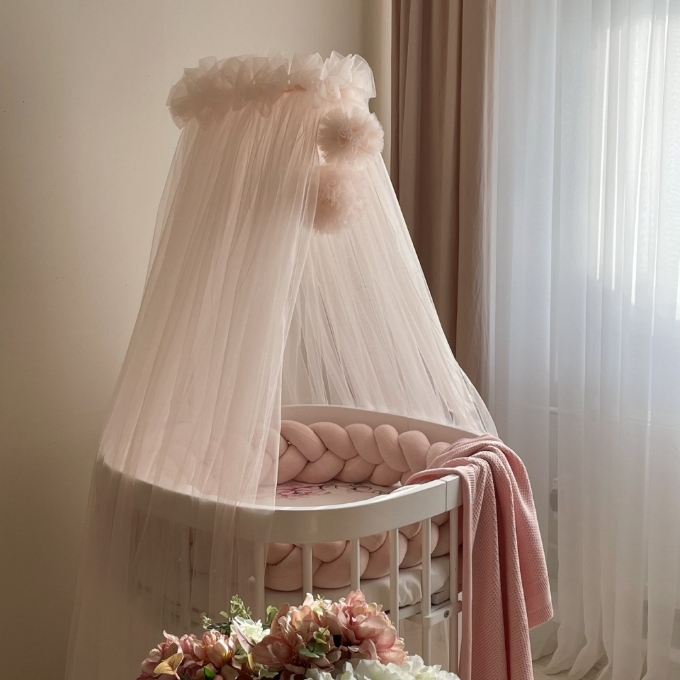 Baldachin patut bebe Ivory